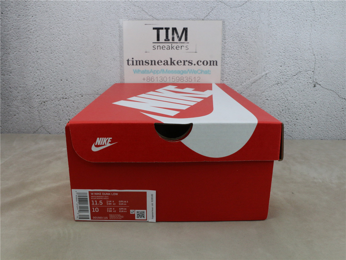 M Batch Nike Dunk Low Vintage Navy DD1503-115